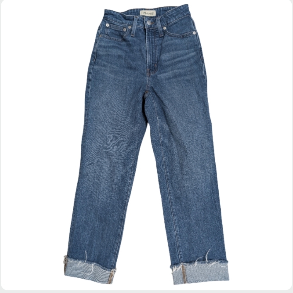 Madewell Curvy Perfect Vintage Straight Jean Size 25 NWT Hourglass Fit - Picture 14 of 14
